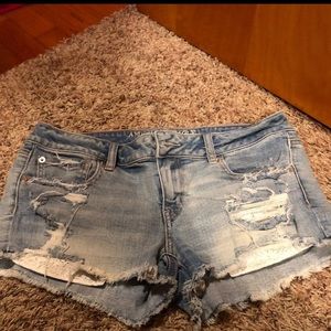 American eagle denim shorts